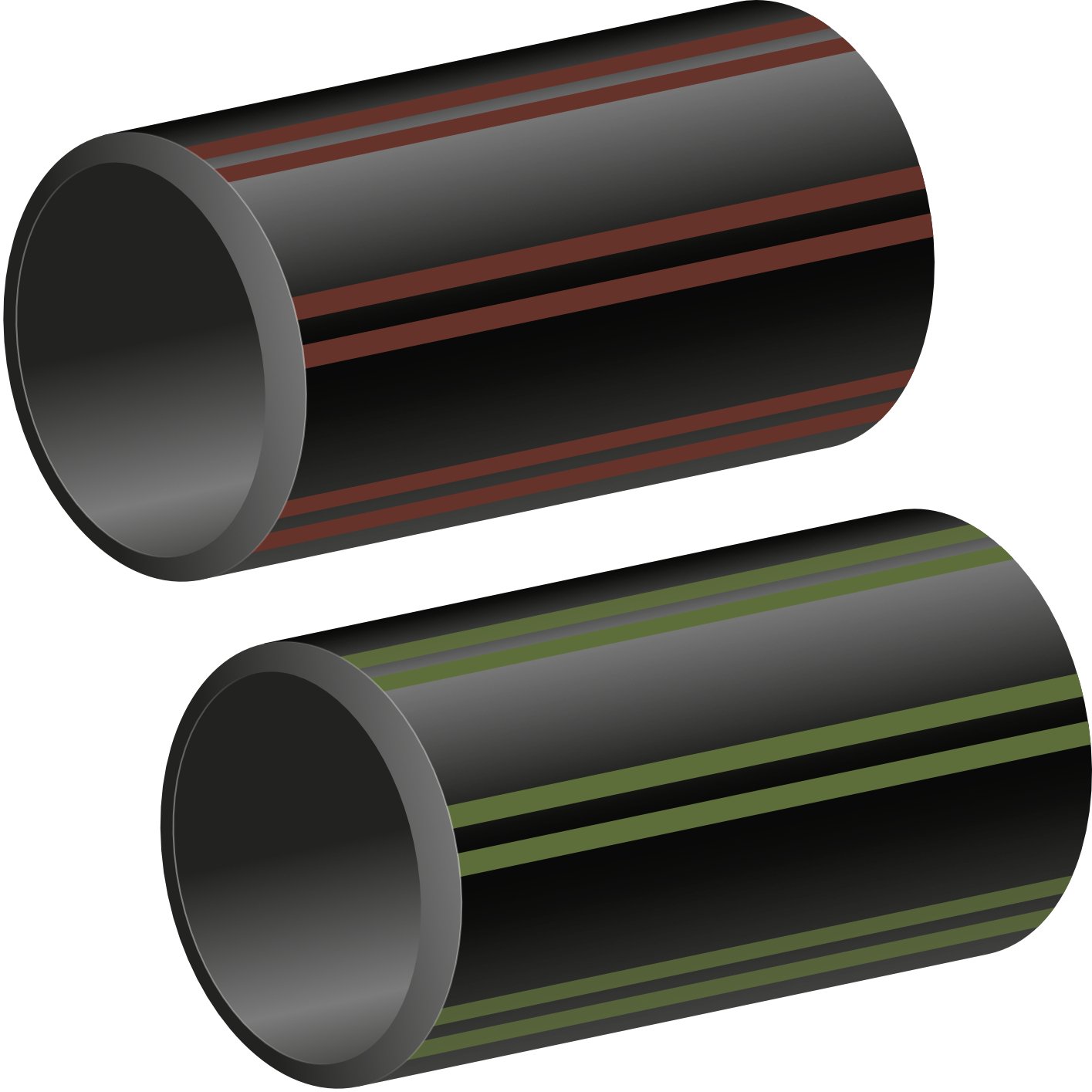 Mill Pro PE Pipe M100S Brn2 Grn2