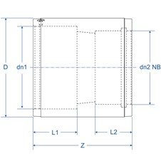 Transition Coupler PE PVC AMKG Ill