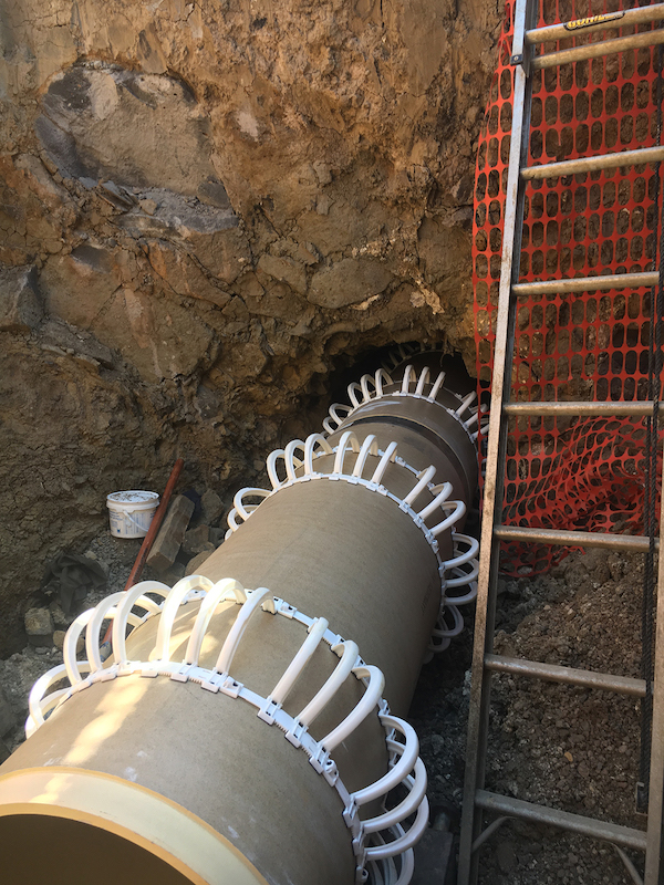 HD 100 Spacers GRP Pipe 1