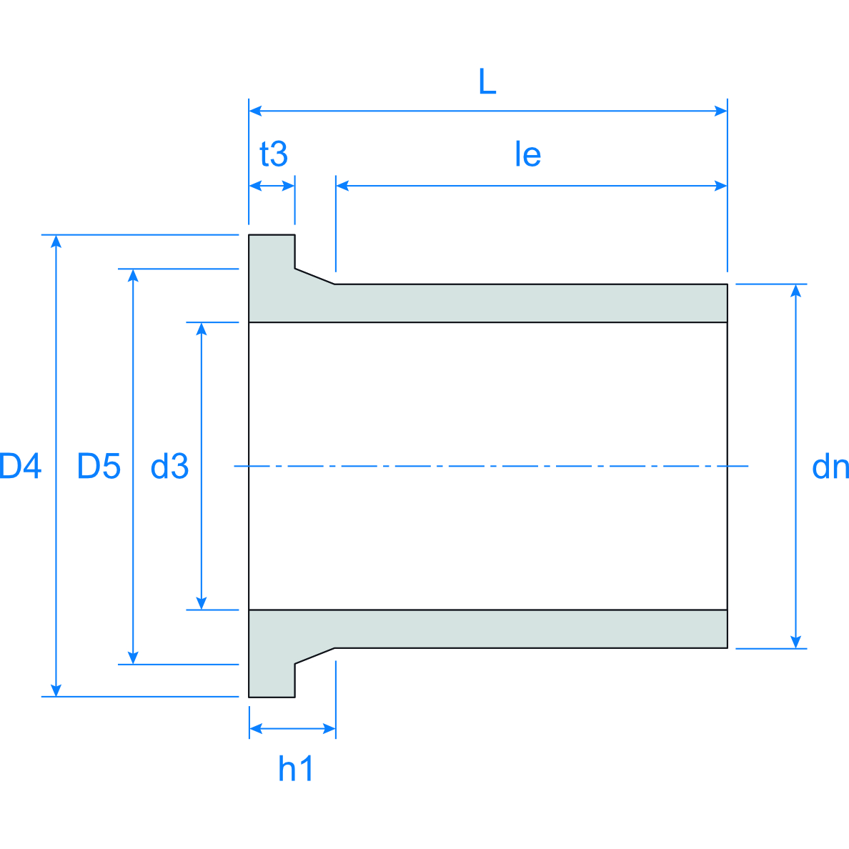 Mill Pro Flgadpt Mld LS Blu Ill
