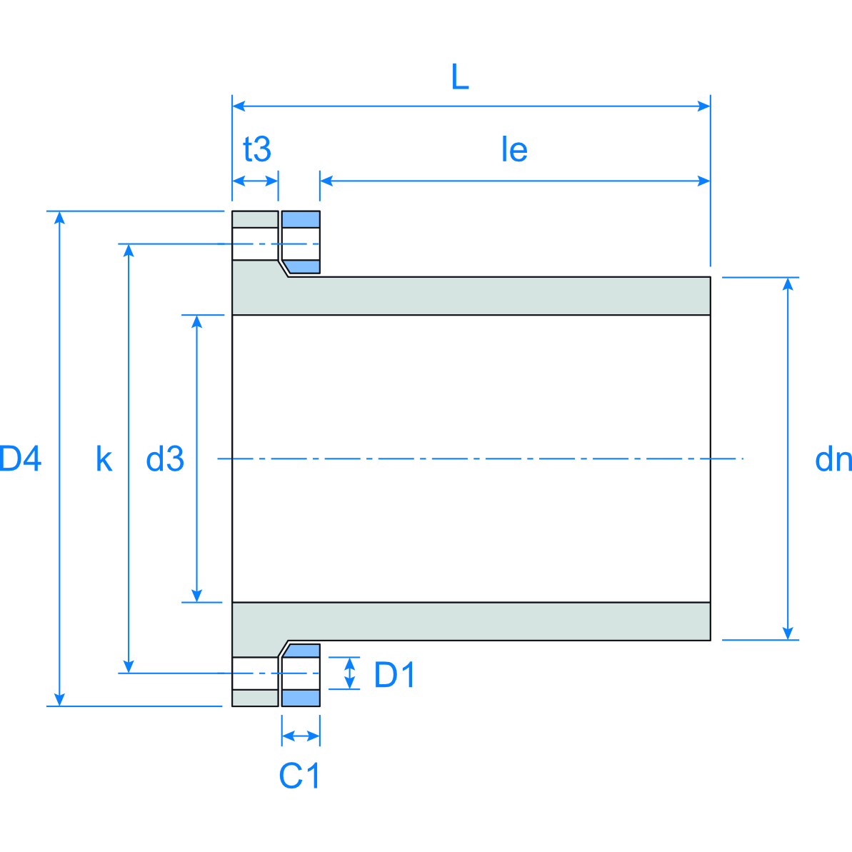 Mill Pro FF STR Flgassy Fab LS Blu Ill