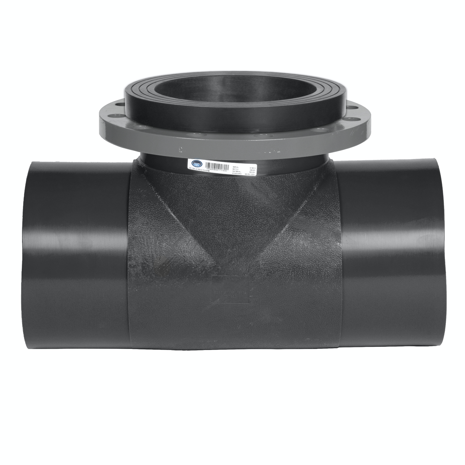 Moulded Air Tee Assembly LS SS Flanged Branch