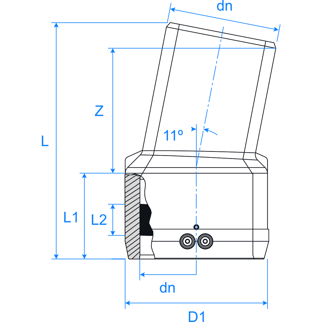 Friatec Elbow WS11 EF Blk Ill